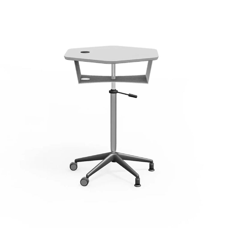 Pino C Tavolo centrale esagonale melamina bianco