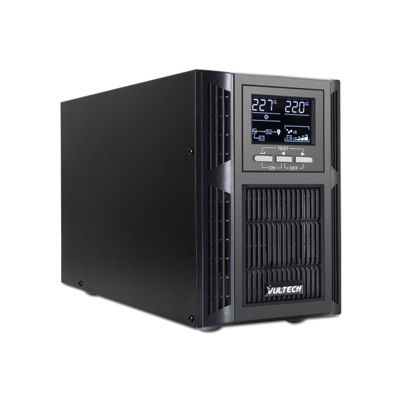 VULTECH GS-1KVAS Rev. 2.4 - GRUPPO DI CONTINUITÀ ONLINE CON ONDA SINUSOIDALE PURA - LCD - 2 SCHUKO - 1 PRESA IEC13