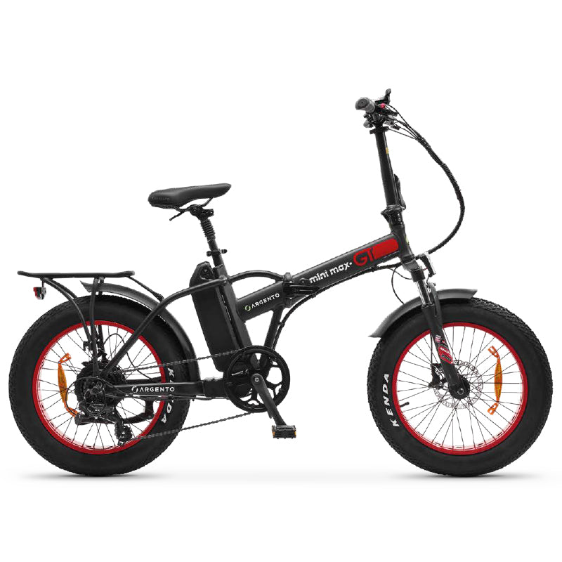ARGENTO MINIMAX GT - E-BIKE FAT - 20"" - MOTORE BAFANG 250W - 48V 12.8AH - AUT.FINO A 80KM