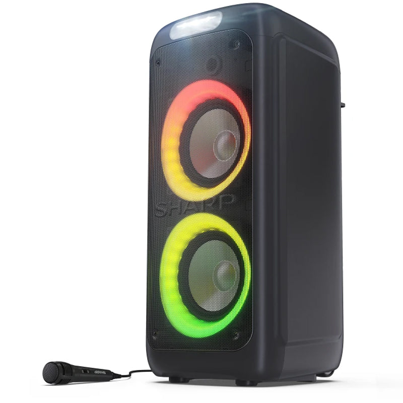 SHARP XPARTY STREET BEAT (PS-949) - SPEAKER BLUETOOTH PORTATILE TWS - 260W - USB - AUX - GIOCO LUCE LED RGB