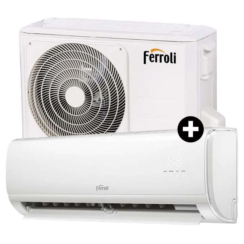 FERROLI GIADA S 18000 BTU (2CP001NF+2CP001JF) - CONDIZIONATORE 18000 BTU - INVERTER - GAS R32 - CONTROLLO WI-FI - CLASSE A+/A++