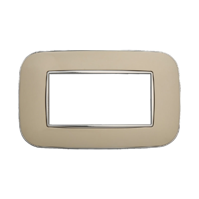 ETTROIT PLACCA ORBIS 4 MODULI - SERIE MOON - SABBIA (AN91409) Compatibile ABB Axolute