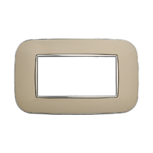 ETTROIT PLACCA ORBIS 4 MODULI - SERIE MOON - SABBIA (AN91409) Compatibile ABB Axolute