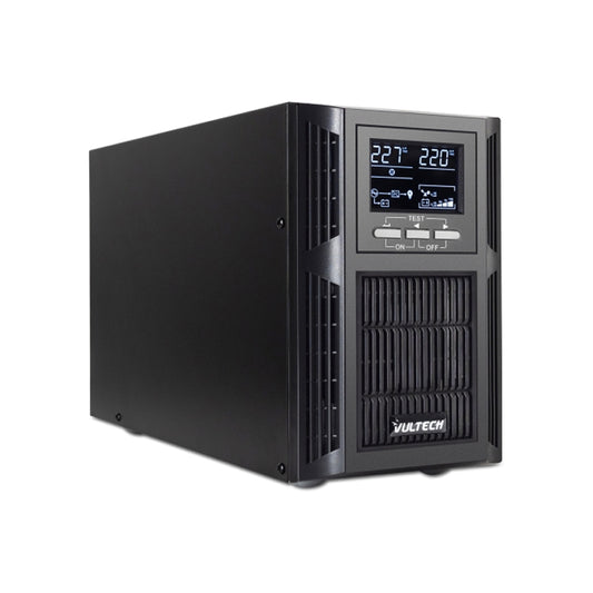 VULTECH GS-1KVAS Rev. 2.4 - GRUPPO DI CONTINUITÀ ONLINE  CON ONDA SINUSOIDALE PURA - LCD - 2 SCHUKO - 1 PRESA IEC13