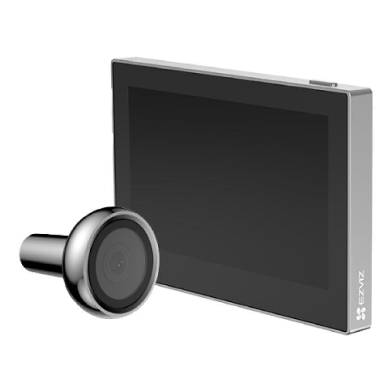 EZVIZ HP2 (CROMATO) - SPIONCINO SMART 2 MP - WIRELESS - DISPLAY A COLORI 4.3"" - VIDEO LIVE