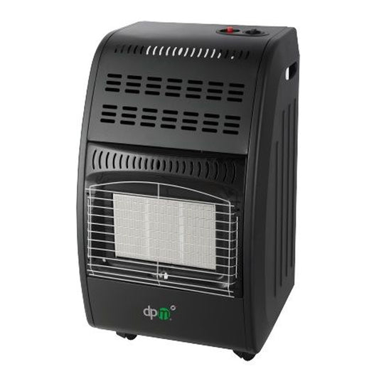 DPM DA505 - STUFA A GAS - POTENZA TERMICA MAX 4200 W - TERMOSTATO - 3 POSIZIONI - BLACK