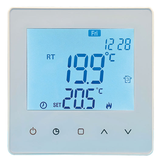 BRAVO QUBO TOUCH (93003116) - CRONOTERMOSTATO DIGITALE - DISPLAY LCD - PROGRAMMAZIONE AUTOMATICA O MANUALE