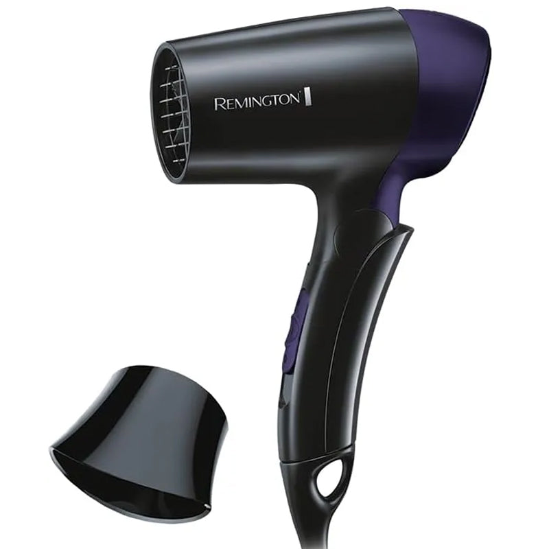 REMINGTON D2400 - ASCIUGACAPELLI - MOTORE DC - 1400W - PIEGHEVOLE/VIAGGIO - 2VEL/2 TEMP.- CONCENTRATORE