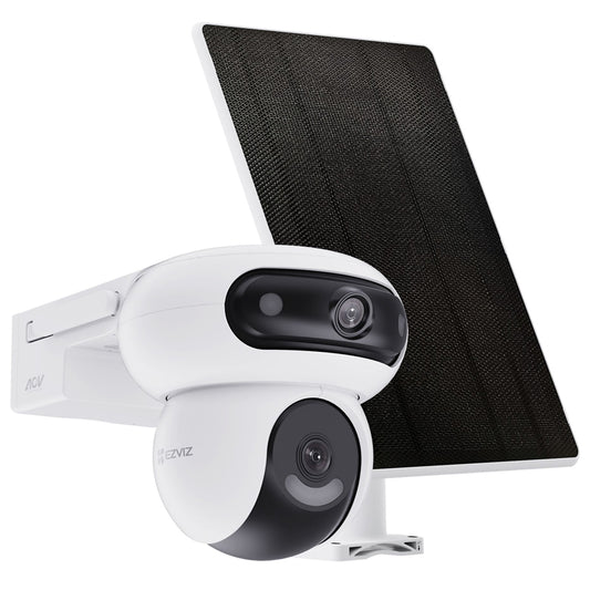 EZVIZ HB90/SP - TELECAMERA MOTORIZZATA DA ESTERNO A BATTERIA + SOLAR PANEL- DOPPIO OBIETTIVO 2K+ - COLOR NIGHT VISION - HUMAN DETECTION - AUDIO BIDIREZIONALE - VOCAL CONTROL