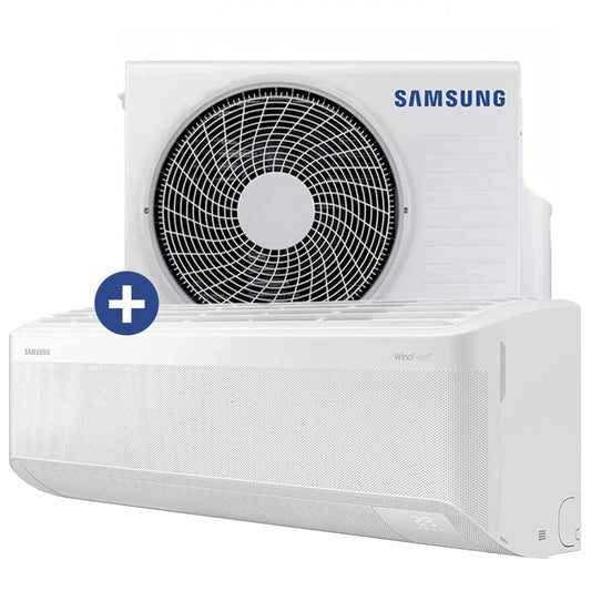 SAMSUNG WINDFREE AVANT S2 15.000 BTU (U.I. + U.E.) - CONDIZIONATORE - 4,4KW - WI-FI - AI (AR70F15C1AWNEU + AR70F15C1AWXEU) - A++/A++ - CON SOLARCELL