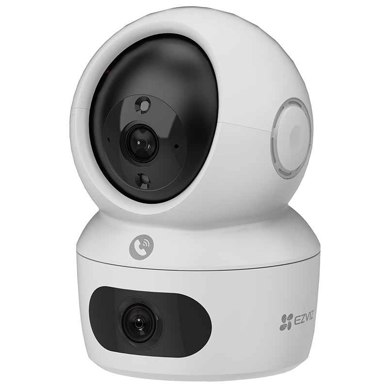 EZVIZ H7C DUAL LENS 2K+ - TELECAMERA MOTORIZZATA DA INTERNO - 2K+ - VISION GRADE 360 - SENSORE MOVIMENTO - AUDIO BIDIREZIONALE - MONITORAGGIO INTELLIGENTE - TASTO DI EMERGENZA - RICONOSCIMENTO FIGURE UMANE CON AI - COLOR NIGHT VISION - SLEEP MODE - PATRO