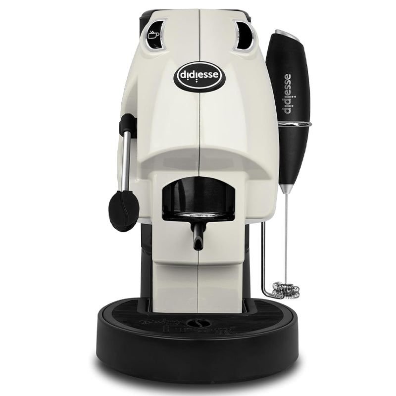 DIDIESSE BABY FROG COFFEE AND TEA (AVORIO) - MACCHINA DA CAFFE'' CON FRULLINO E DOPPIO PORTACIALDA - 450W
